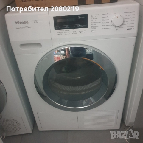 Miele T1 steam finish & eko €€€ сушилня с ТП барабан от пчелна пита 