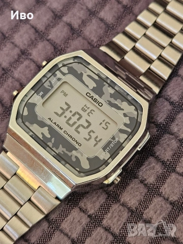 Ретро Casio A168WE ръчен часовник , снимка 5 - Мъжки - 53441515