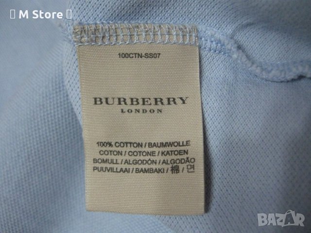 Burberry оригинална мъжка тениска с яка, блуза, риза, снимка 7 - Тениски - 33384588