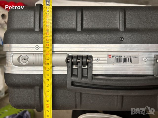 WÜRTH Made in Germany - НЕМСКО ИНДУСТРИАЛНО КАЧЕСТВО PROFI КУФАР за Инструменти / ЧИСТО НОВ /GERMANY, снимка 10 - Клещи - 38927826