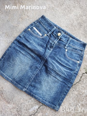 Дънкови поли единични бройки, снимка 2 - Поли - 35186897