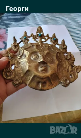 Бронзова маска-33, снимка 8 - Колекции - 50111455