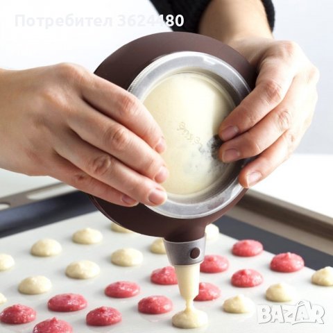 Сет за приготвяне на френски макарони за многократна употреба, снимка 3 - Прибори за хранене, готвене и сервиране - 39953825