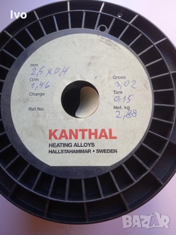 Лентов съпротивителен проводник, снимка 2 - Резервни части за машини - 32312387