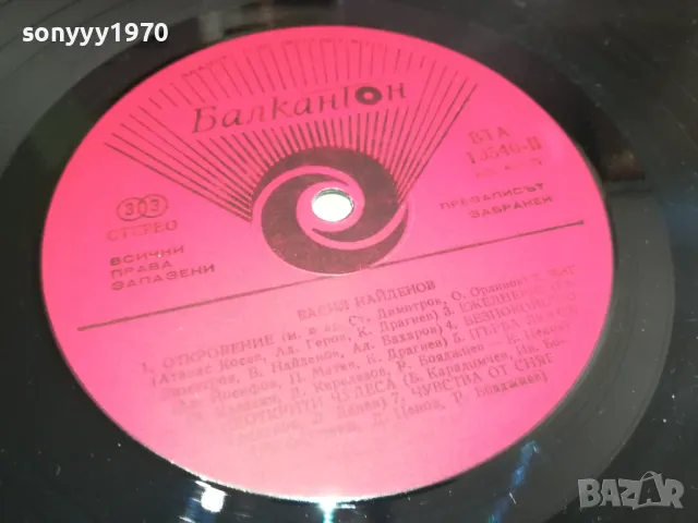 заявена-ВАСИЛ НАЙДЕНОВ-ПЛОЧА 2611241138, снимка 8 - Грамофонни плочи - 48110765
