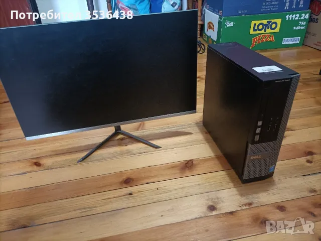 Мини компютър Dell i3 и монитор, снимка 1