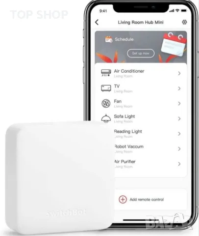 SwitchBot Hub Mini Smart Remote Control - IR Blaster Gun, снимка 2 - Друга електроника - 48932398
