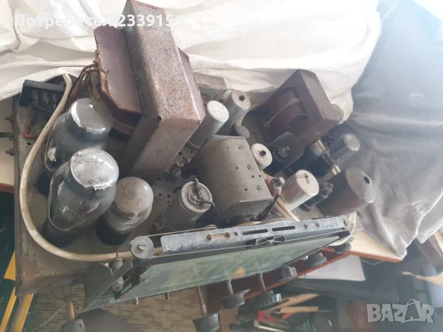 Стар лампов апарат, снимка 6 - Радиокасетофони, транзистори - 48859889