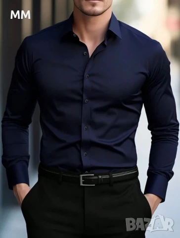 Мъжки ризи Л размер, снимка 2 - Ризи - 50657930