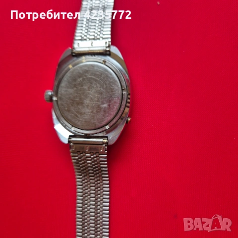 Руски механичен винтидж часовник POLJOT 17камъка. , снимка 3 - Мъжки - 53411956
