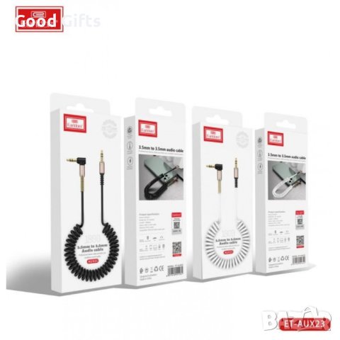 Аудио кабел AUX23, навит, 1.8M, Earldom Audio Cable, снимка 3 - Кабели и адаптери - 43034726