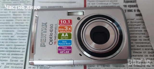 Фотоапарат Pentax Optio E60 10.1 Megapixels