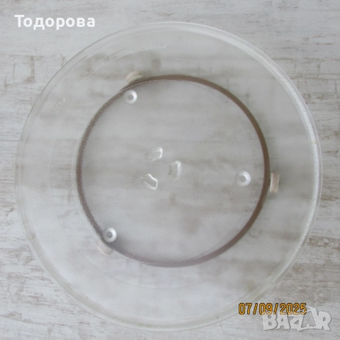 стъклена чиния  за микровълнова