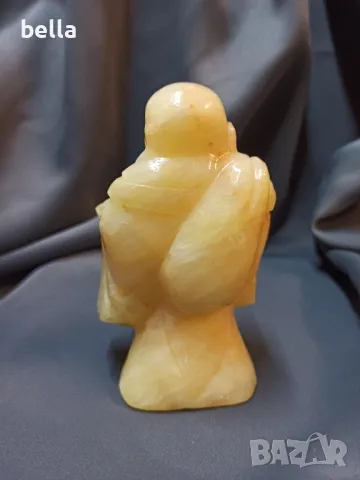 2 НЕФРИТЕНИ ПЛАСТИКИ БУДА И ДРАКОН, снимка 5 - Други ценни предмети - 47736939