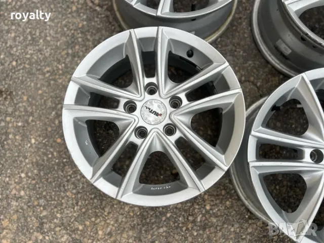 5х112 15 Джанти Golf Caddy Touran VW Audi A3 Seat Skoda 5x112 ЕТ 50 J 6.5 Централен отвор 57.1 Без к, снимка 3 - Аксесоари и консумативи - 50371252