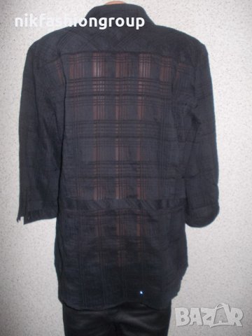 Черна риза , L размер, снимка 3 - Ризи - 28448944