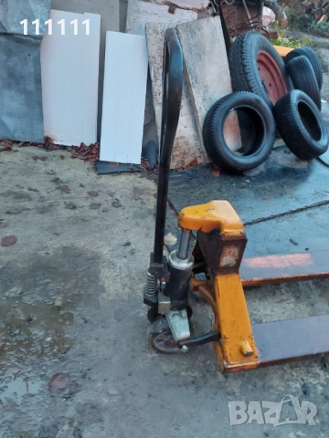 Палетна  количка работеща , снимка 3 - Индустриална техника - 37676133