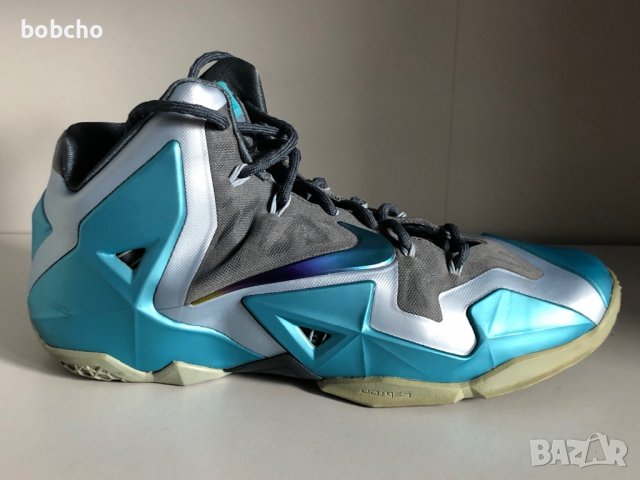 Nike LeBron 11 XI Gamma Blue 616175-401Gently, снимка 7 - Спортни обувки - 38614881