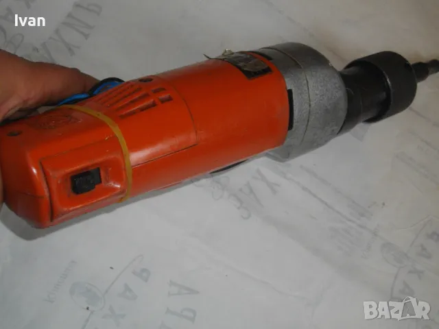 Fein Made in GERMANY НЕМСКИ ЕЛЕКТРИЧЕСКИ ПРАВ ШЛАЙФ ФЕЙН ЗА НАКРАЙНИЦИ М6 230W 450об/м ОТЛИЧЕН 40см, снимка 11 - Други инструменти - 48140573