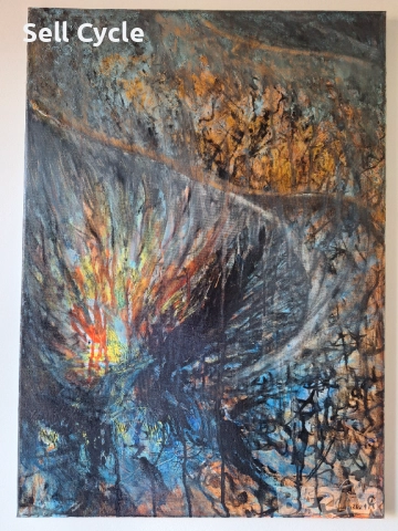 ✅КАРТИНА МАСЛО - ЕЗЕКИЛ - 50/70 СМ.❗