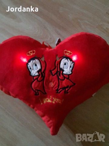 Плюшено сърце за св. Валентин , снимка 1 - Романтични подаръци - 27818323