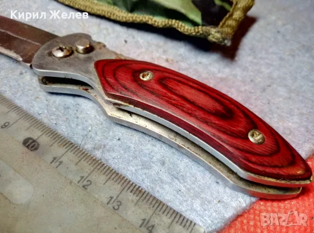 СГЪВАЕМ ДЖОБЕН НОЖ ЛОВДЖИЙСКА НОЖКА НОЖЧЕ НЕРЪЖДАЕМА СТОМАНА в КАЛЪФ 29202, снимка 12 - Ножове - 47708547