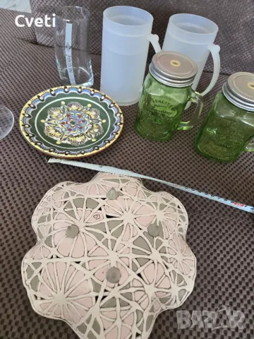 Лот от чаши , фруктиера,  стойка за вино всичко 15лв, снимка 4 - Чаши - 48498199