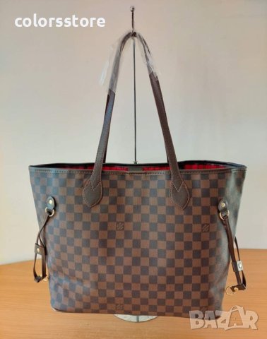 Кафява чанта Louis VuittonNeverfull- 185-10, снимка 2 - Чанти - 33326911