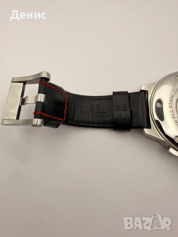 TW Steel Ceo Canteen Black/Leather Ø50 mm, снимка 4 - Мъжки - 52834700