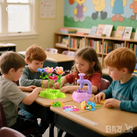 BlueSwan Направи си сам букети от плат с цветя за деца 4-12 години, снимка 8 - Образователни игри - 51769037