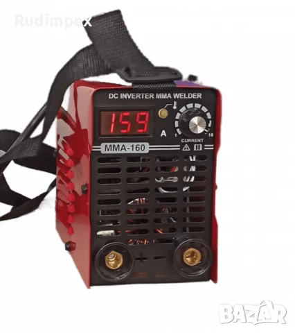 Инверторен електрожен ММА160 SUPER MINI - IGBT - 160А реални ампера - 5.6 kVA - електроди до 4 мм - , снимка 2 - Други инструменти - 50601403