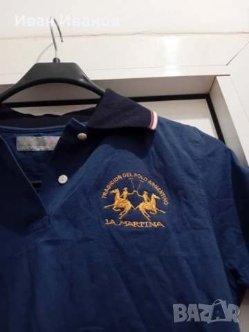 Оригинална фланелка La Martina x Bugatti, снимка 8 - Тениски - 51656559