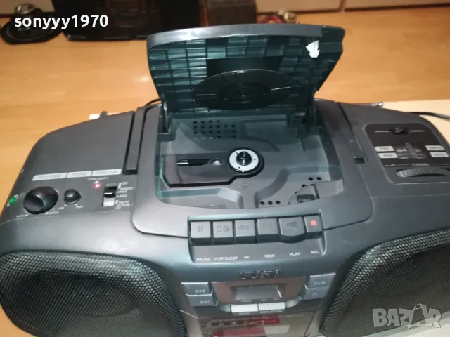 SONY CFD-101 CD/DECK/RADIO-ВНОС GERMANY 0103252026LNWC, снимка 8 - Радиокасетофони, транзистори - 49328430