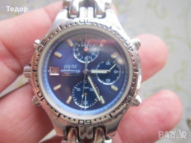 Оригинален мъжки часовник Сейко Хронограф, снимка 7 - Мъжки - 33100145