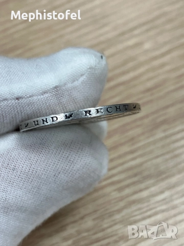 5 марки 1951 г, Германия - сребърна монета , снимка 5 - Нумизматика и бонистика - 52824707