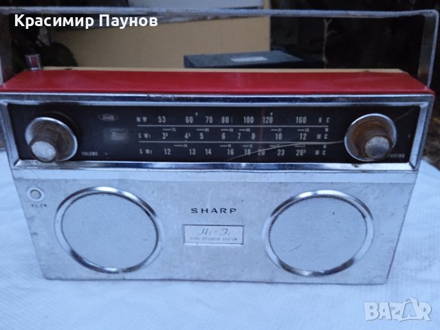 Ретро дъртанян ,,SHARP " за  ремонт / части ., снимка 1 - Радиокасетофони, транзистори - 42964067