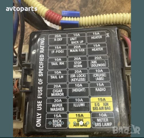 Subaru legacy 1998година 2.0i Табла- Релета и BSI, снимка 8 - Части - 40482352