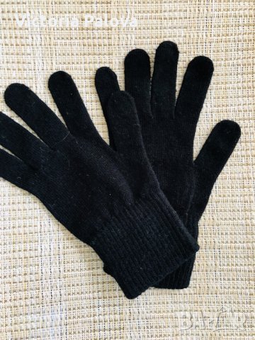 Черни удобни ръкавици, снимка 2 - Ръкавици - 27311159