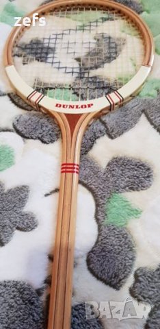 Винтидж тенис ракета Dunlop, снимка 2 - Тенис - 27329069