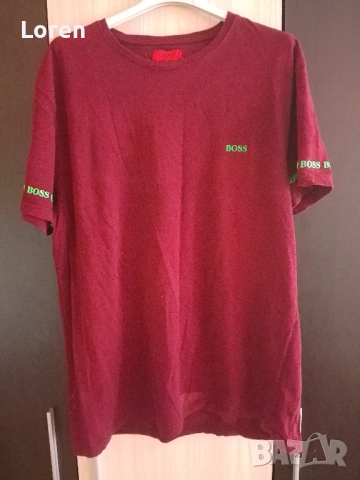 *Boss*Къса мъжка тениска 