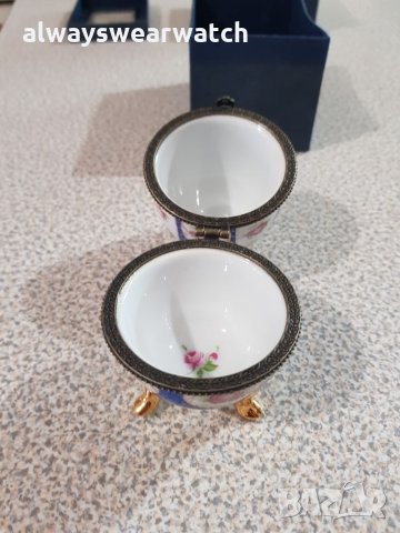 Декоративни порцеланови яйца - кутийка Limoges / Лимош - ръчна изработка - 2 бр., снимка 10 - Колекции - 27969255