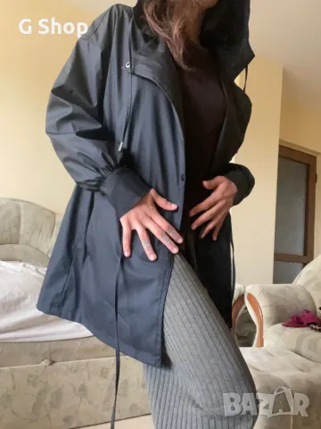 Дамски шлифер яке дъждобран с качулка водоустойчиво, снимка 8 - Якета - 48235451