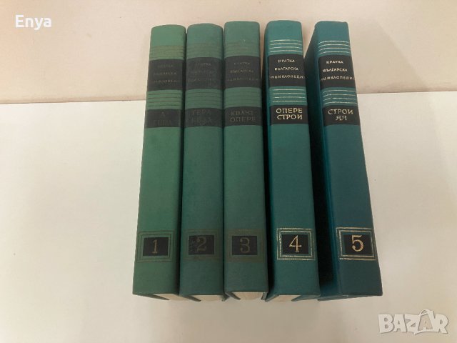 Кратка Българска Енциклопедия в 5 тома 