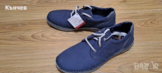 Чисто нови сини мъжки обувки ZEN, размер 45, снимка 2 - Спортно елегантни обувки - 43938727