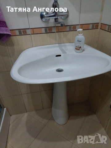 Здрави и запазени душ кабина 90/90 см 6 мм стъкло и корито, умивалник с ботуш, снимка 7 - Други - 50536884