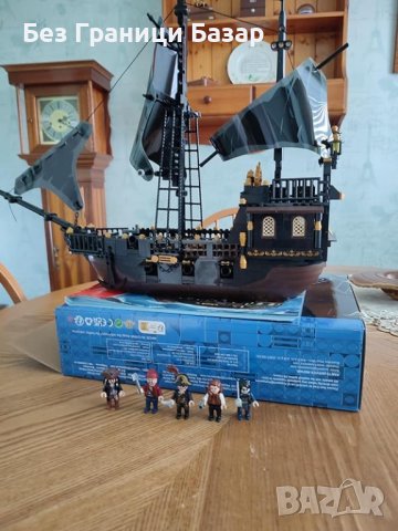 Ново Пиратско приключение 621 елемента за създаване на пиратски кораб Деца Подарък, снимка 8 - Други - 43299530
