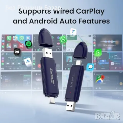Нов Безжичен CarPlay Android Auto Адаптер за OEM Авто 2015–2025 кола, снимка 3 - Друга електроника - 50034294