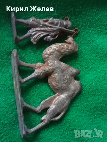 АРАБСКИ ВОИН с КАМИЛА 2 ОЛОВНИ СТАРИ ФИГУРКИ за КОЛЕКЦИЯ 9059, снимка 18 - Колекции - 34528970