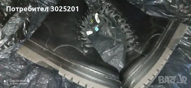 Кубинки Черни Дамски Боти 40 41, снимка 6 - Дамски боти - 47793257