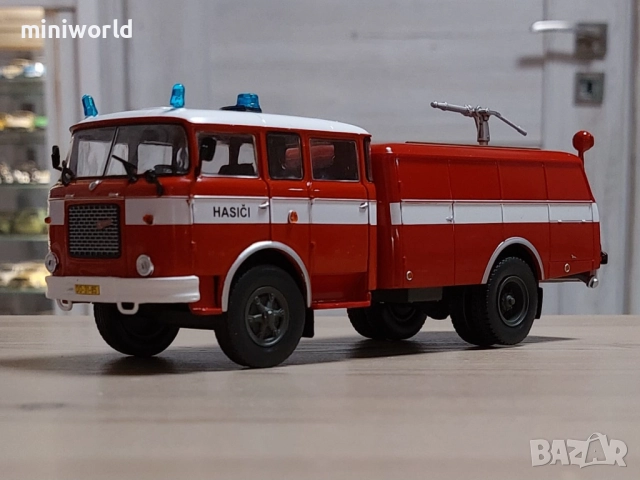 Skoda-Liaz 706 RTHP 25 CAS пожарна 1957 - мащаб 1:43 на DeAgostini моделът е нов в блистер